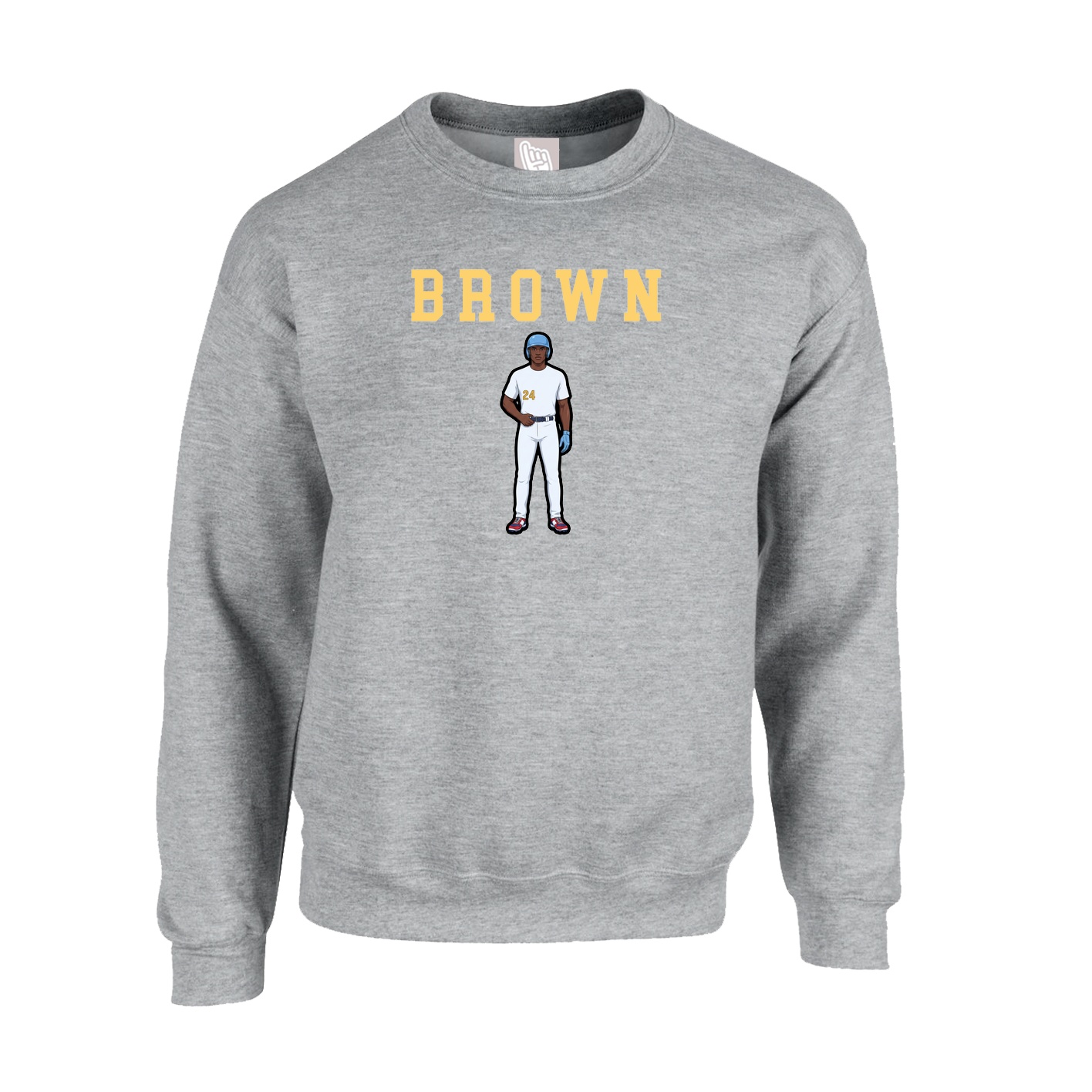 Fleece Crew — Shirsey in Grey