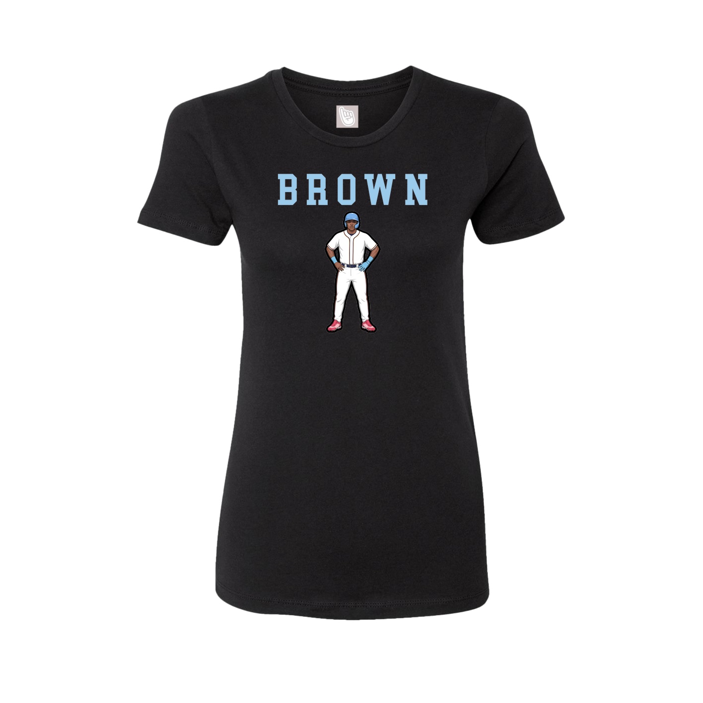 Fitted Women's Tee — Shirsey in Black