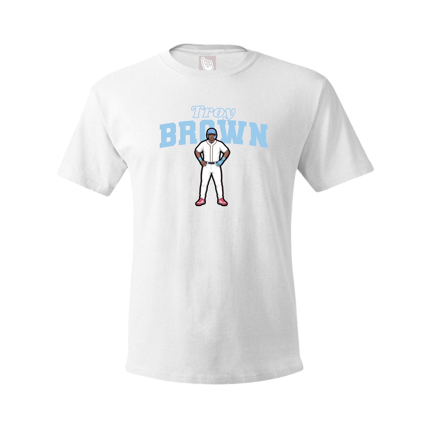 Tee — Name Arch in White