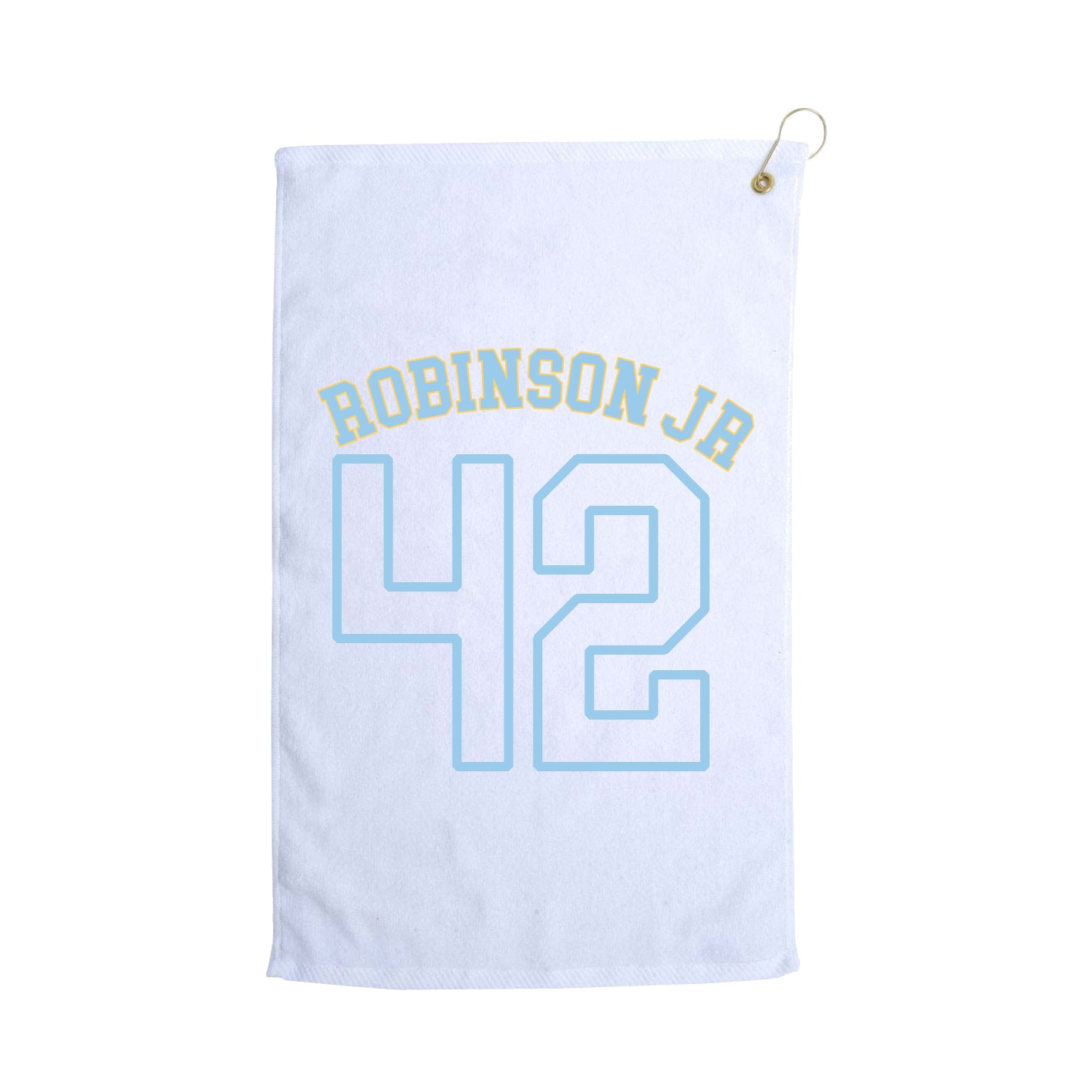 Golf Towel — Shirsey Arch in White