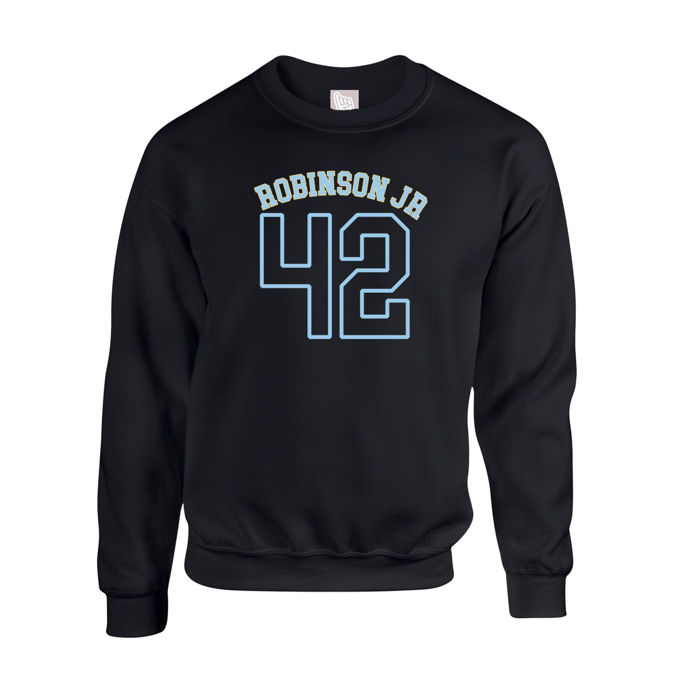 Fleece Crew — Shirsey Arch in Black