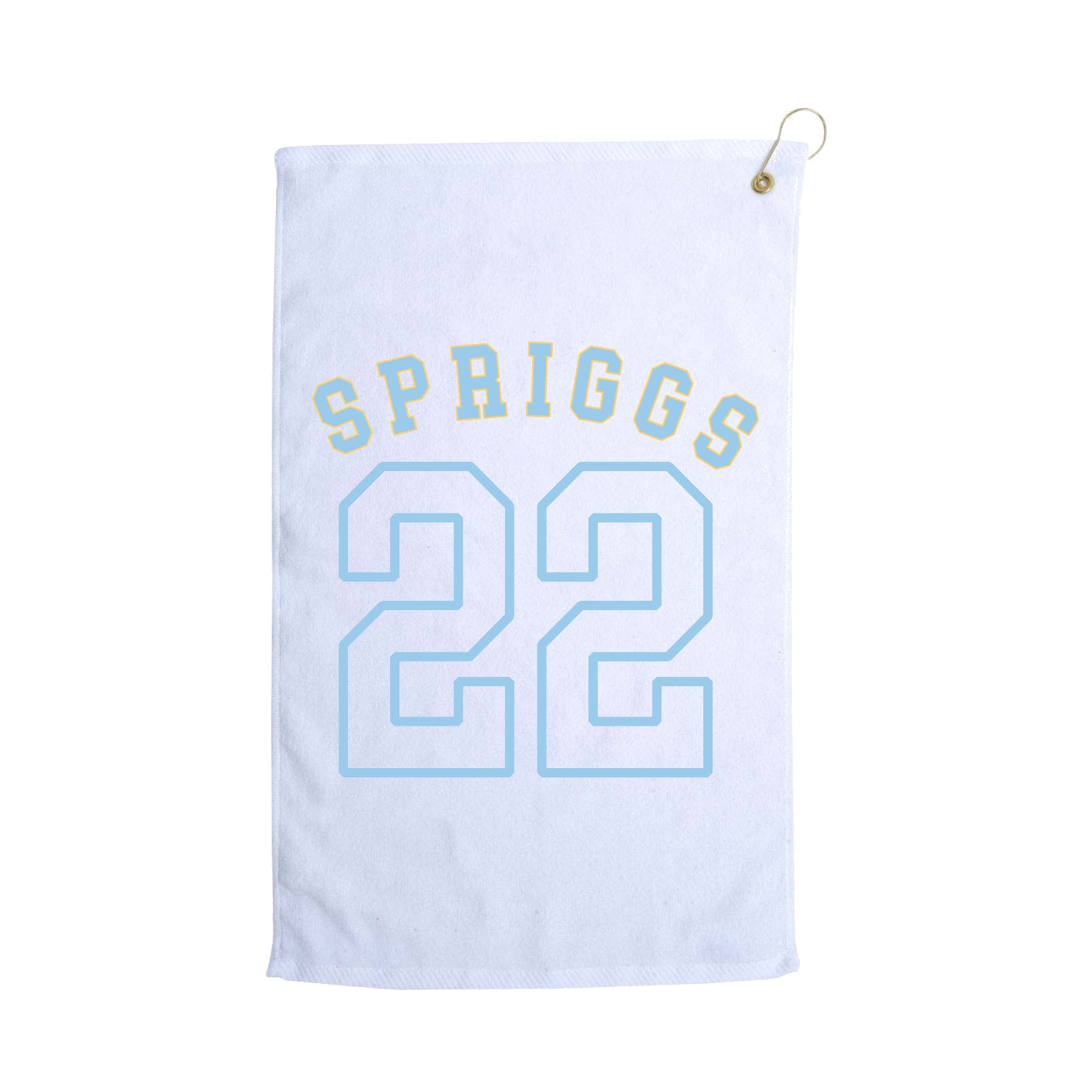 Golf Towel — Shirsey Arch in White