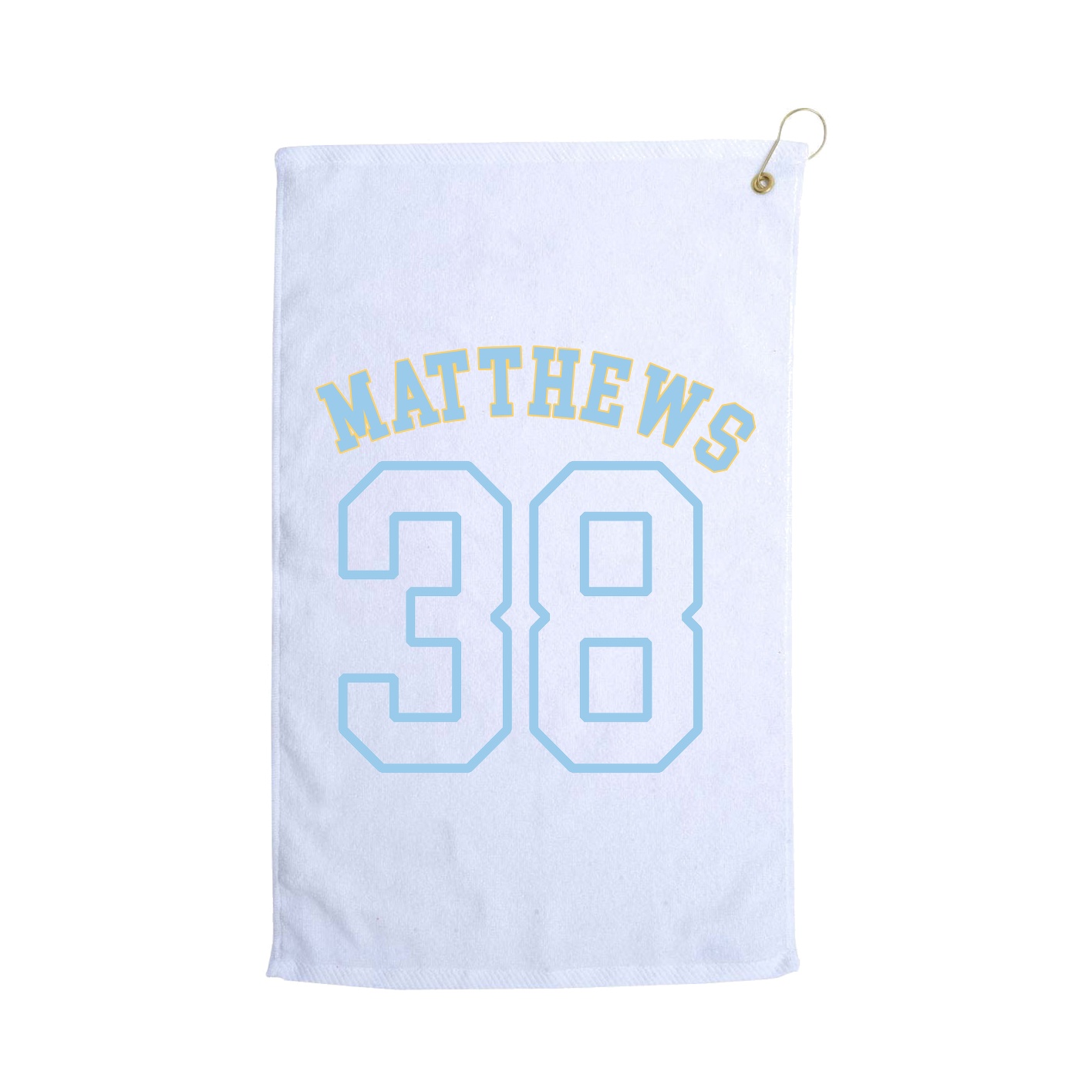 Golf Towel — Shirsey Arch in White