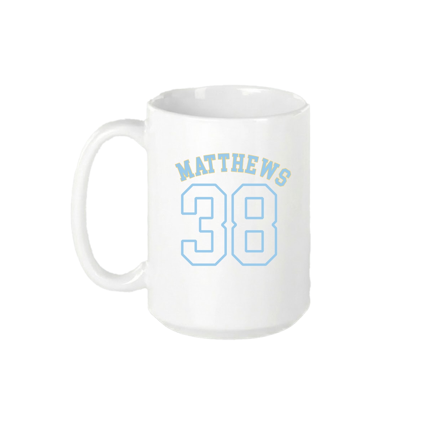 15oz Coffee Mug — Shirsey Arch in White