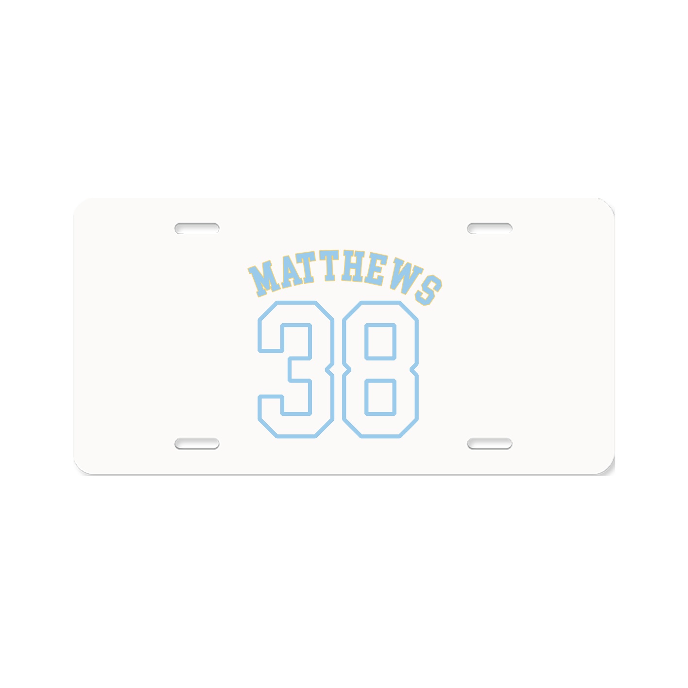 License Plate — Shirsey Arch in Classic