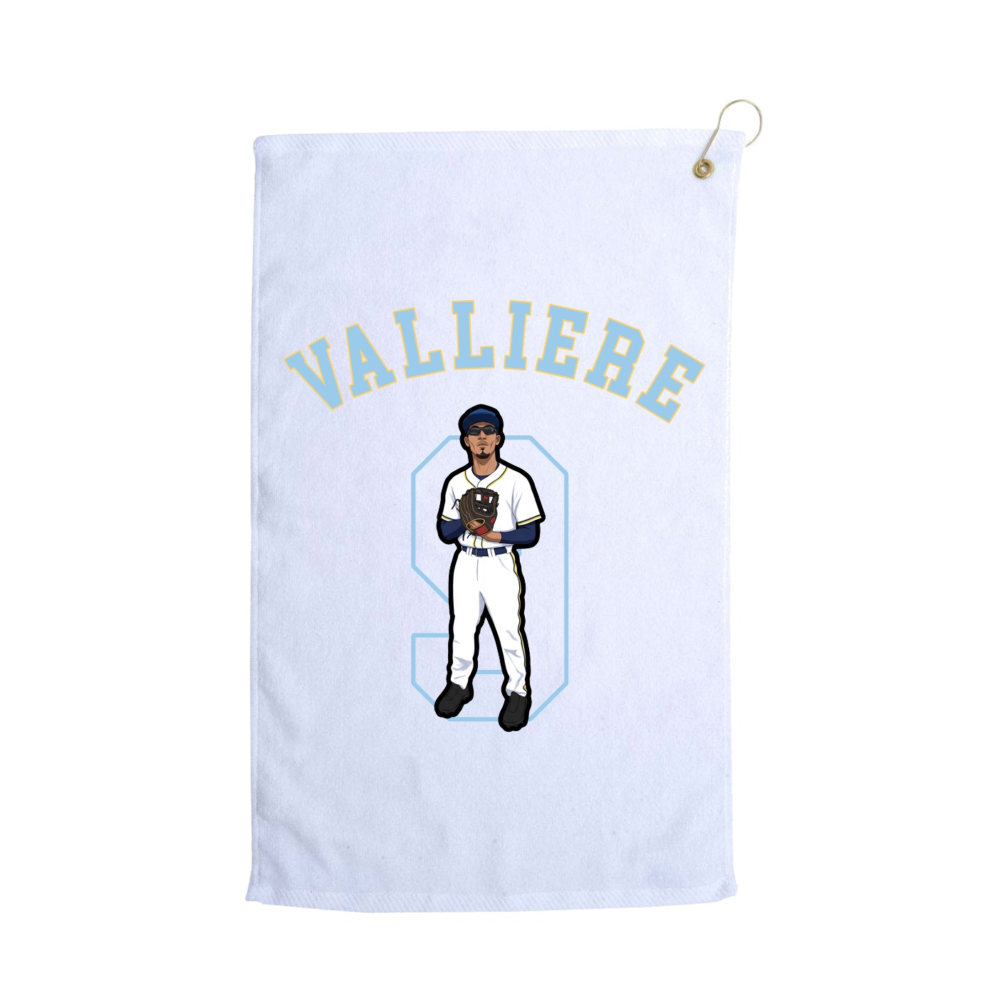 Golf Towel — Shirsey Arch in White