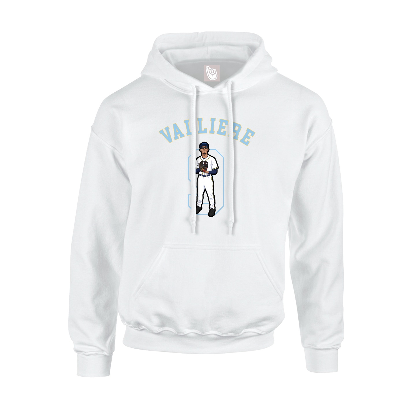 Youth Hoodie — Shirsey Arch in White