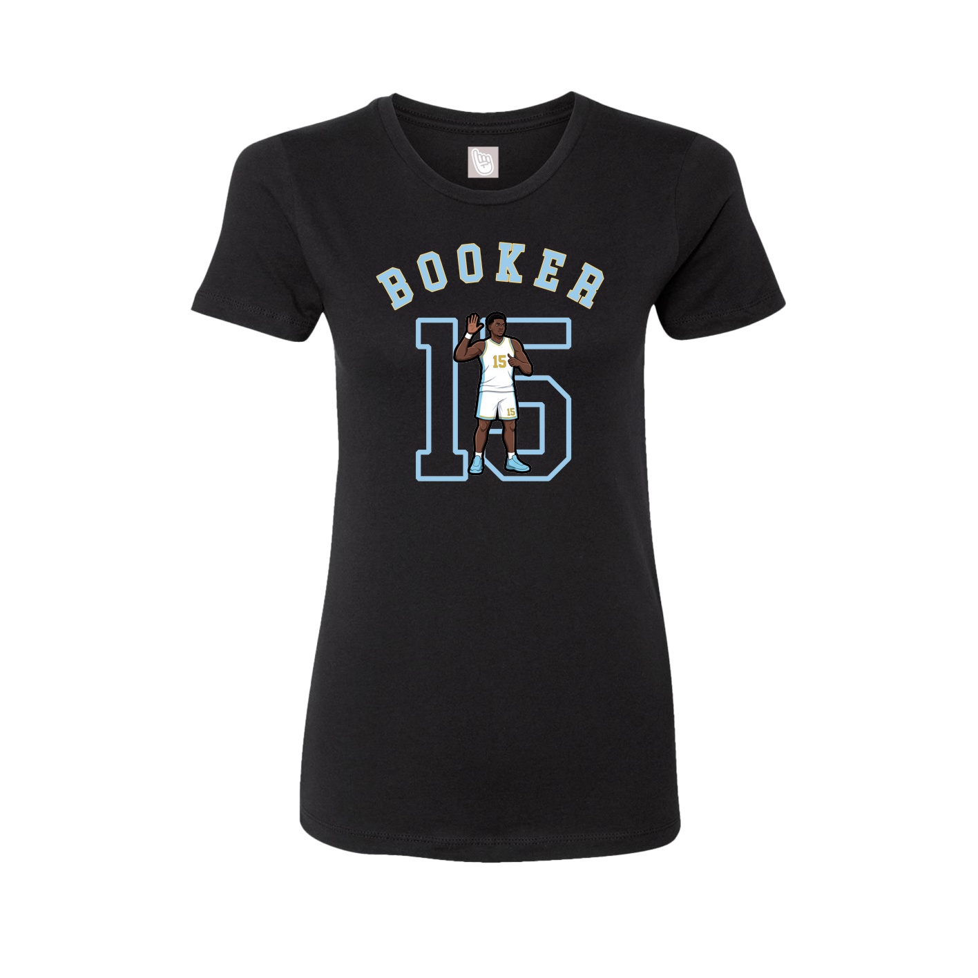 Fitted Women's Tee — Shirsey Arch in Black