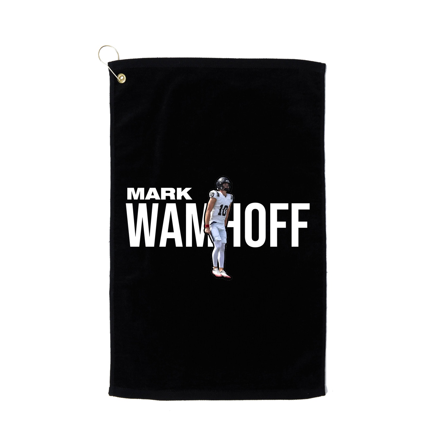 Golf Towel — Player Name in Black