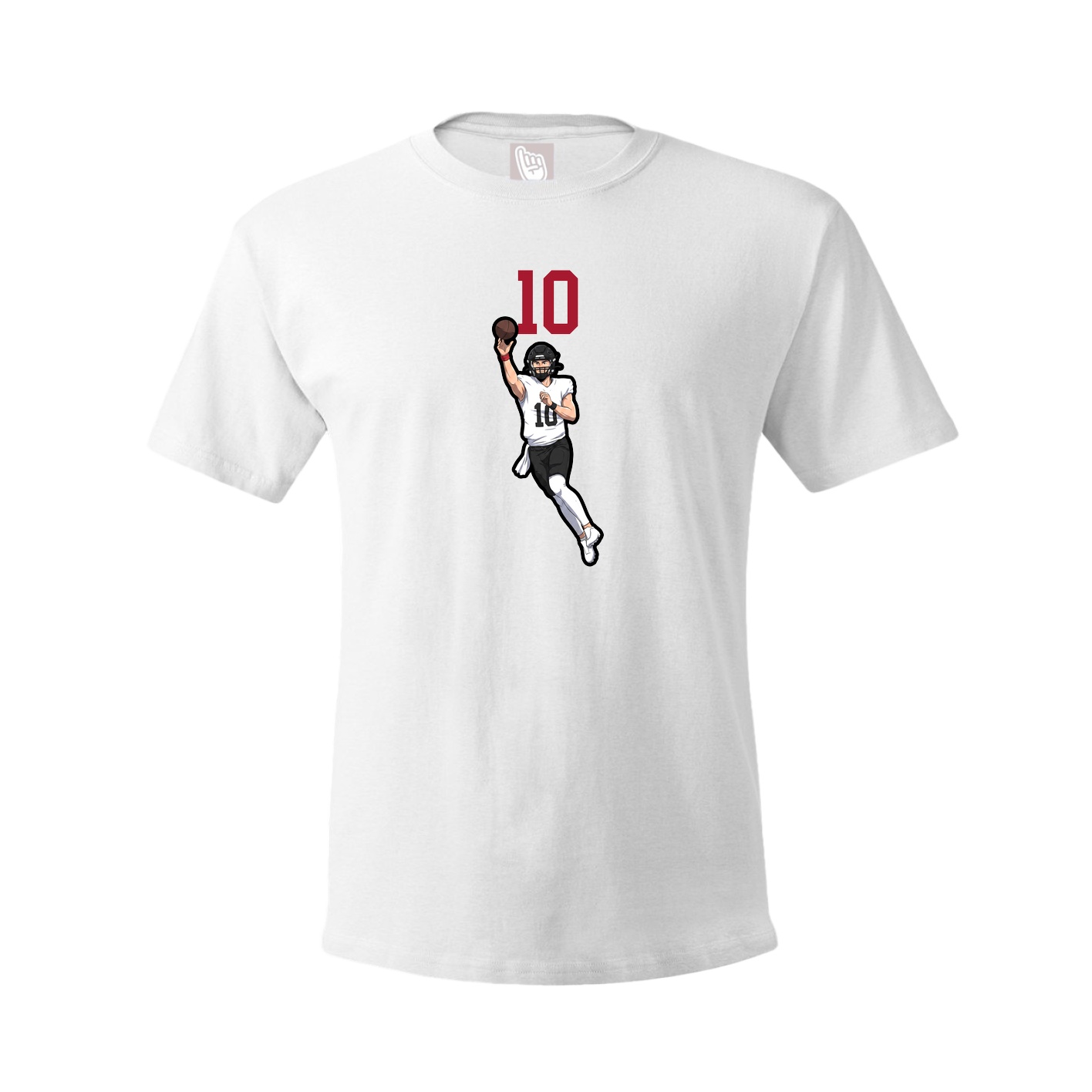 Tee — Number Top in White