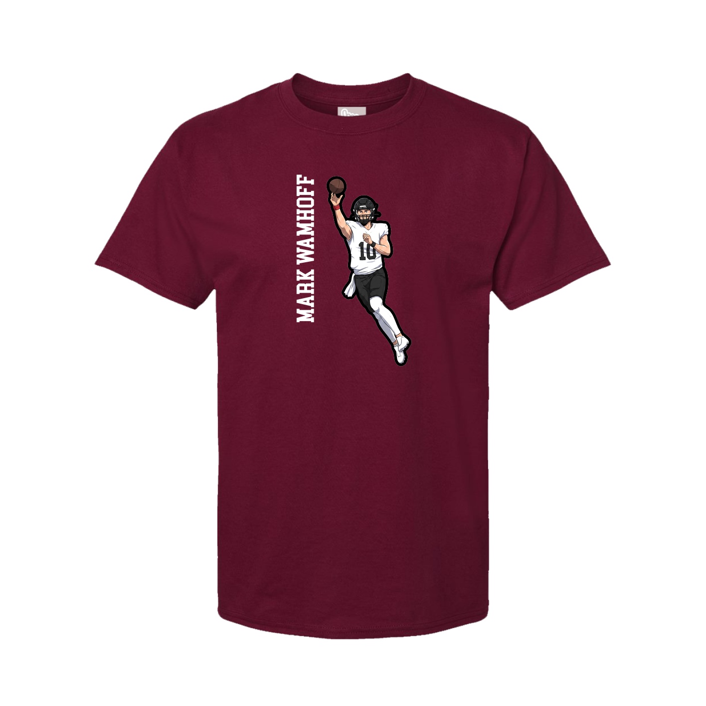 Tee — Name Vertical in Cardinal