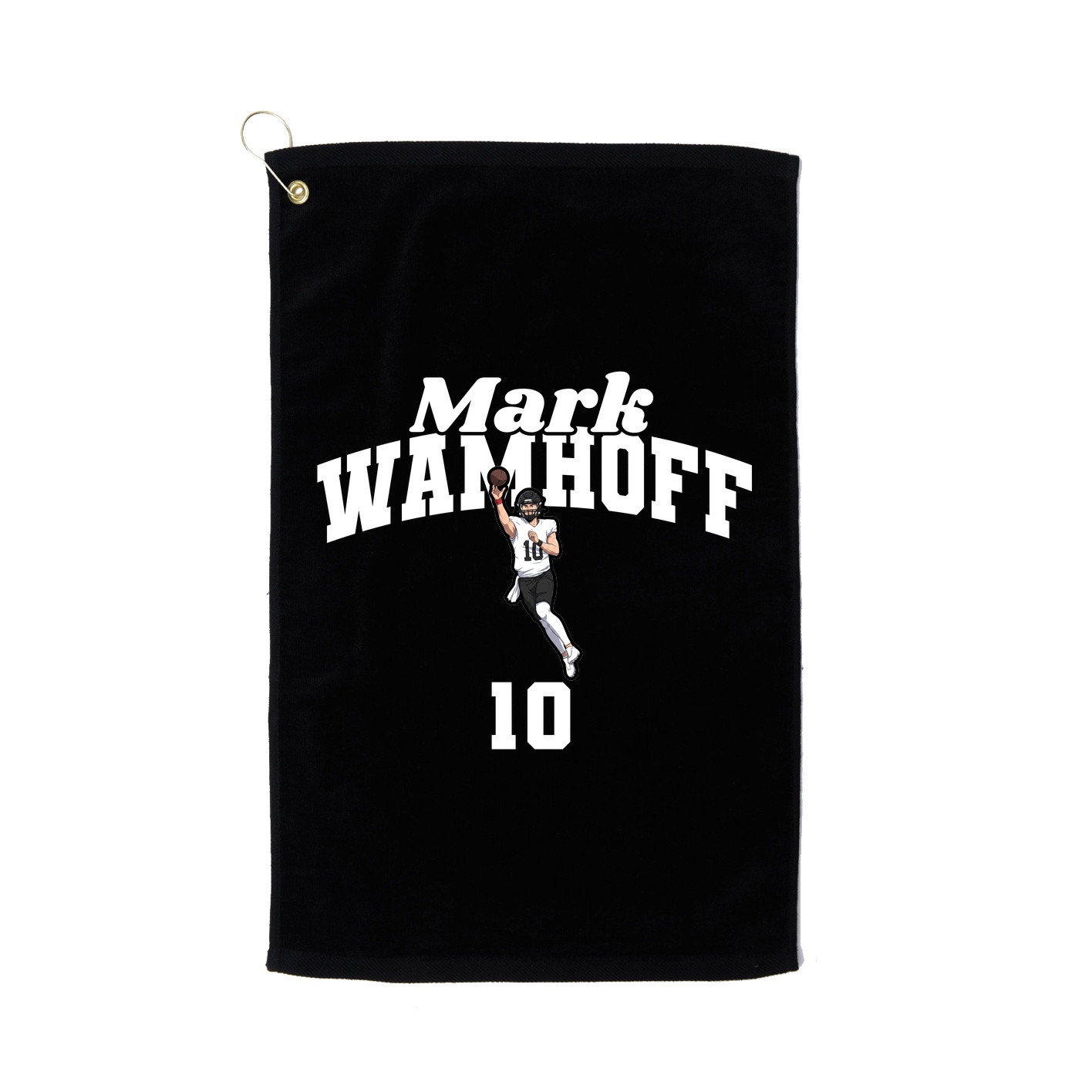 Golf Towel — Signature Arch in Black
