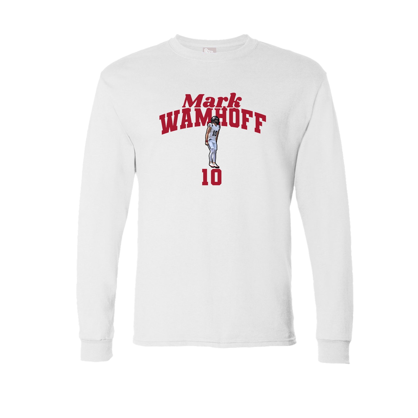 Long Sleeve Tee — Signature Arch in White