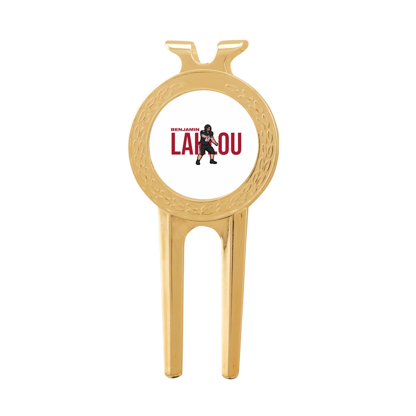 Divot Tool with Ball Marker — Player Name in Classic