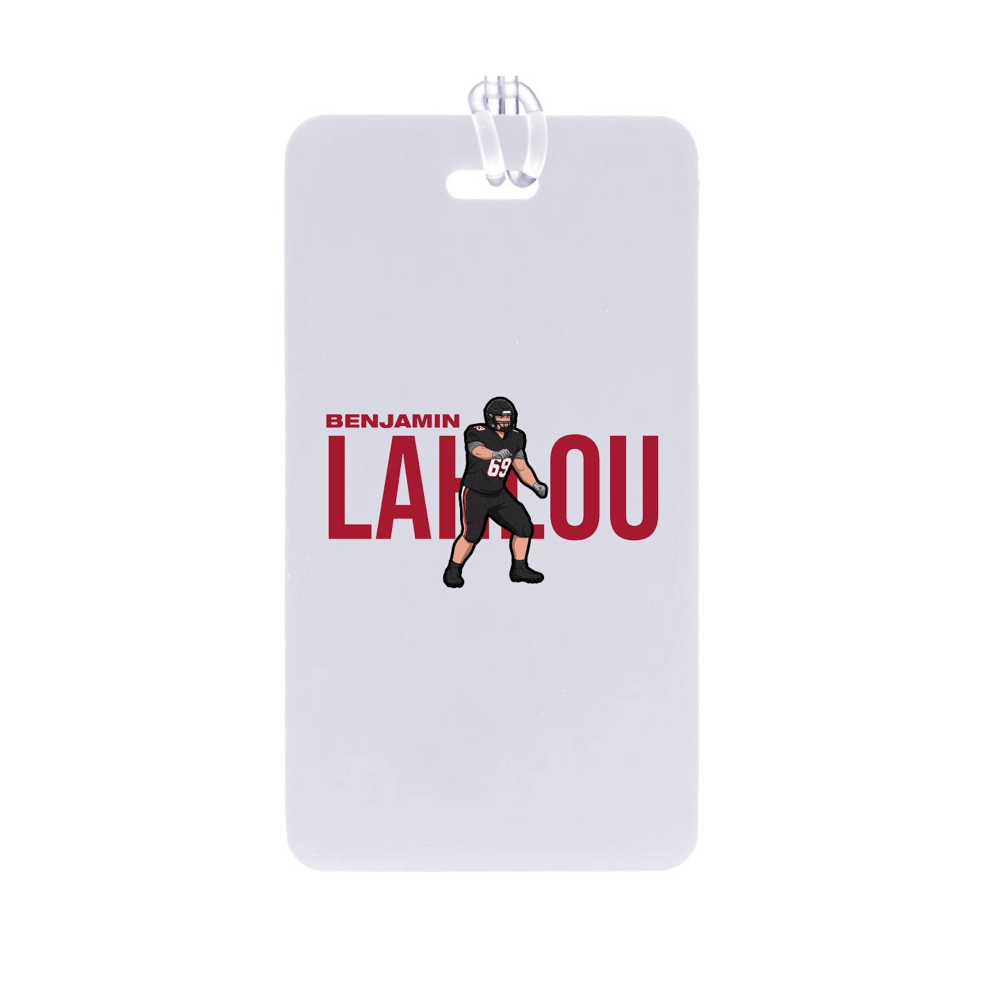 Bag Tag — Player Name in Classic