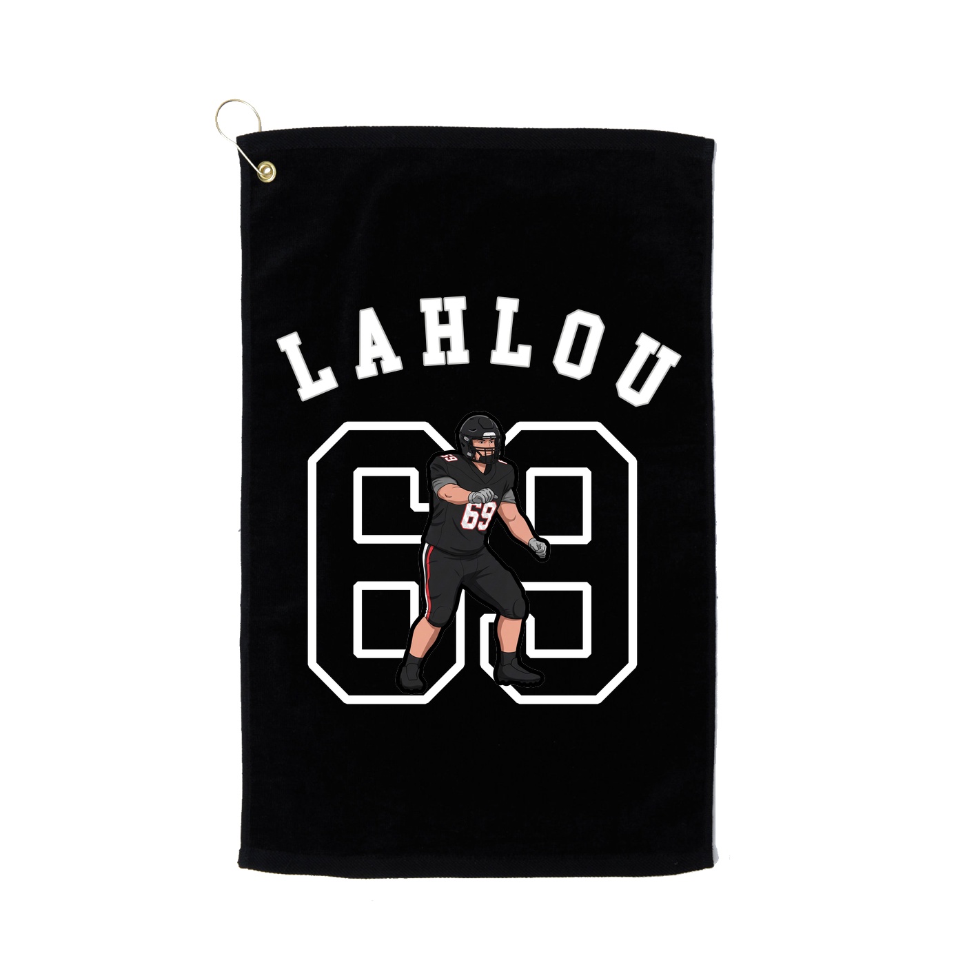 Golf Towel — Shirsey Arch in Black