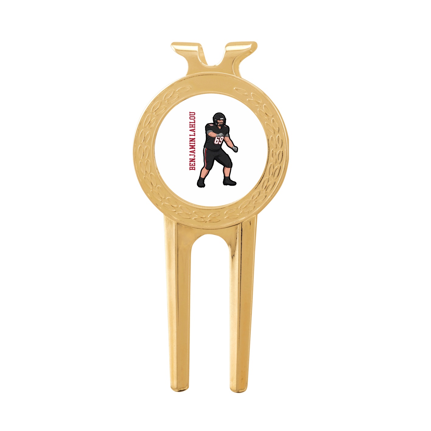 Divot Tool with Ball Marker — Name Vertical in Classic