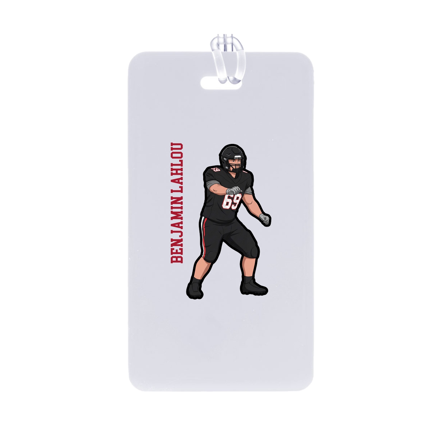 Bag Tag — Name Vertical in Classic