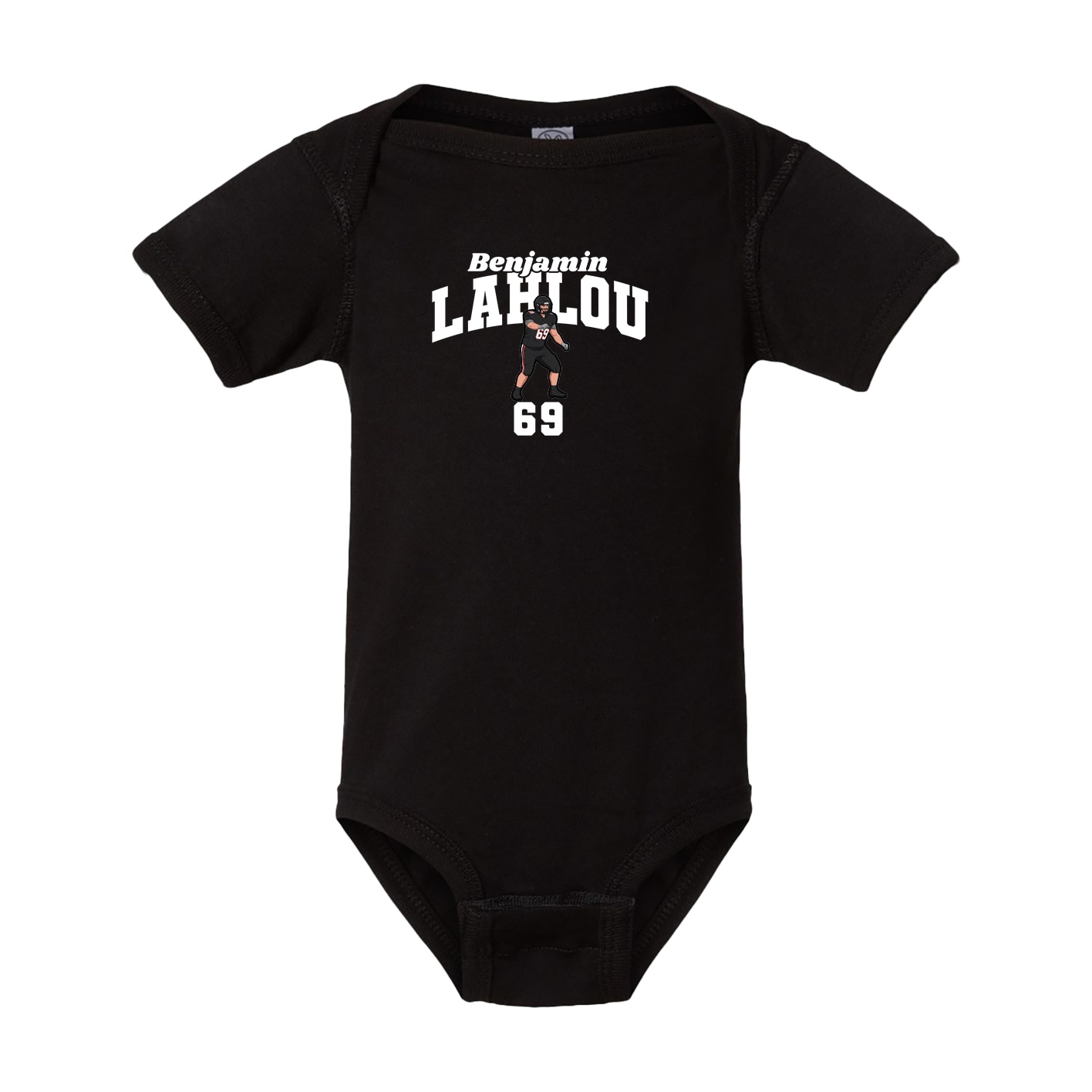 Baby Onesie — Signature Arch in Black