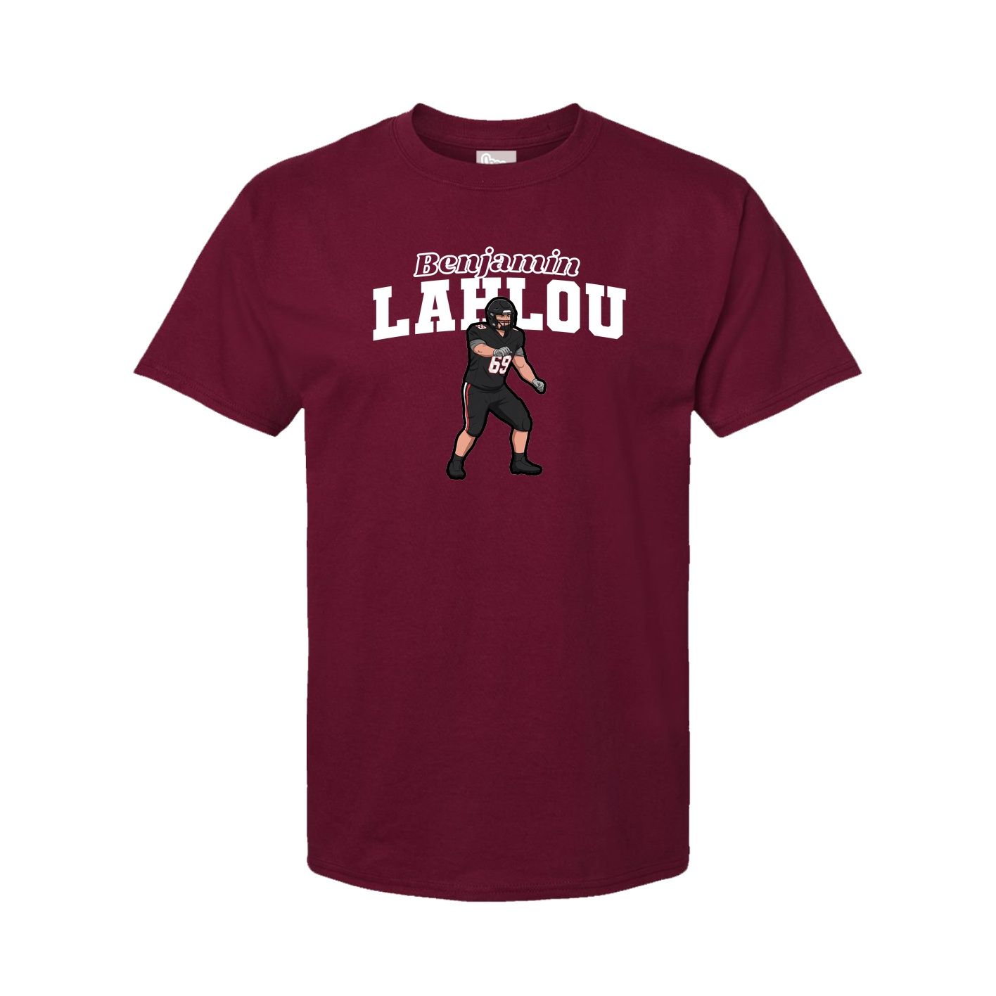 Youth Tee — Name Arch in Cardinal