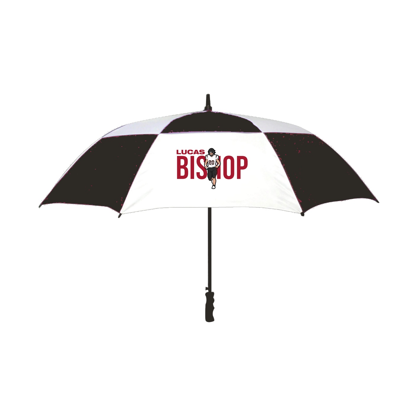 Golf Umbrella — Player Name in Black