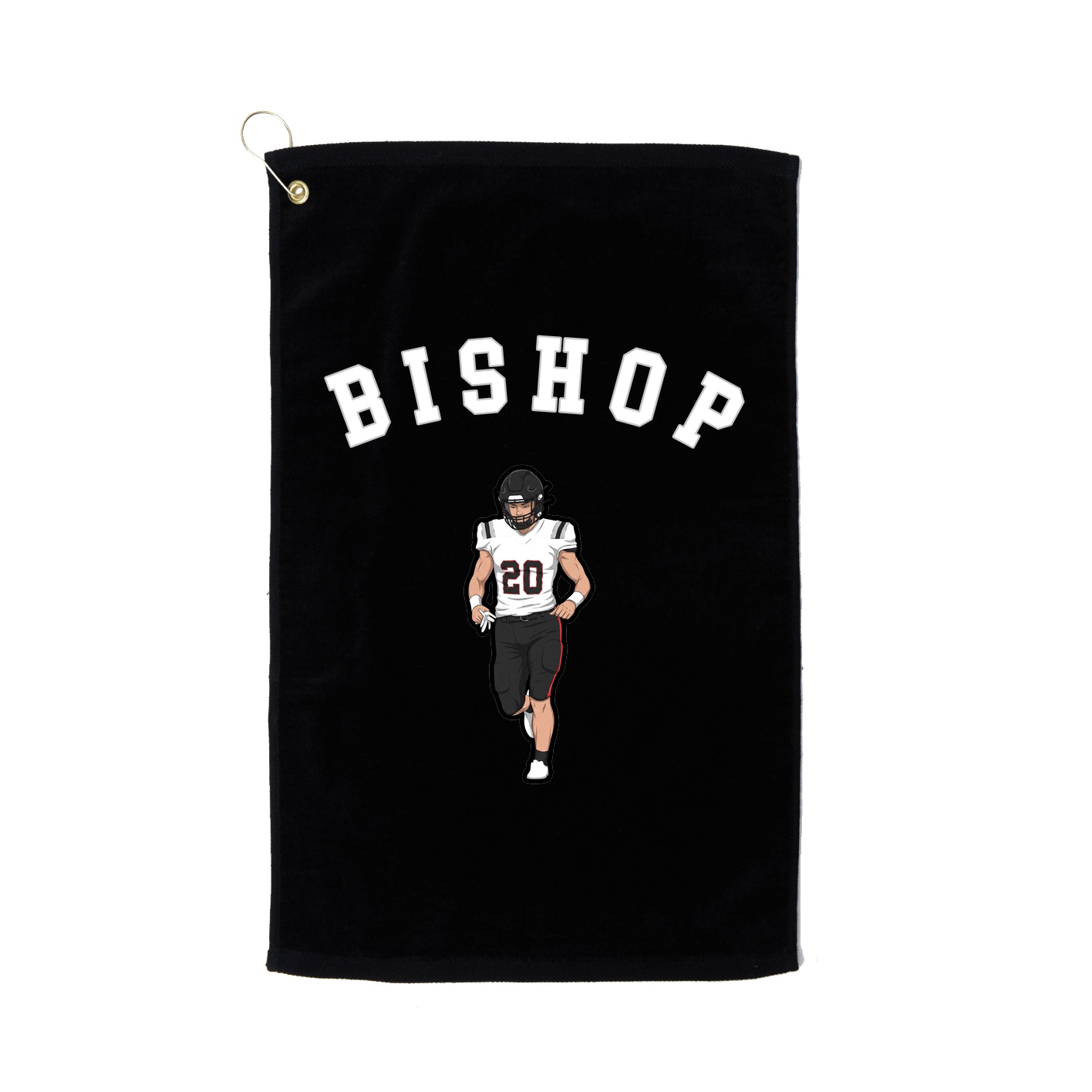 Golf Towel — Shirsey Arch in Black