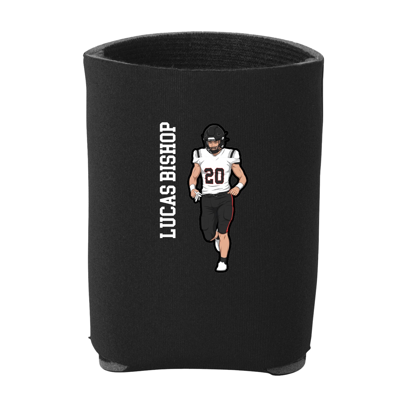 Can Holder — Name Vertical in Black