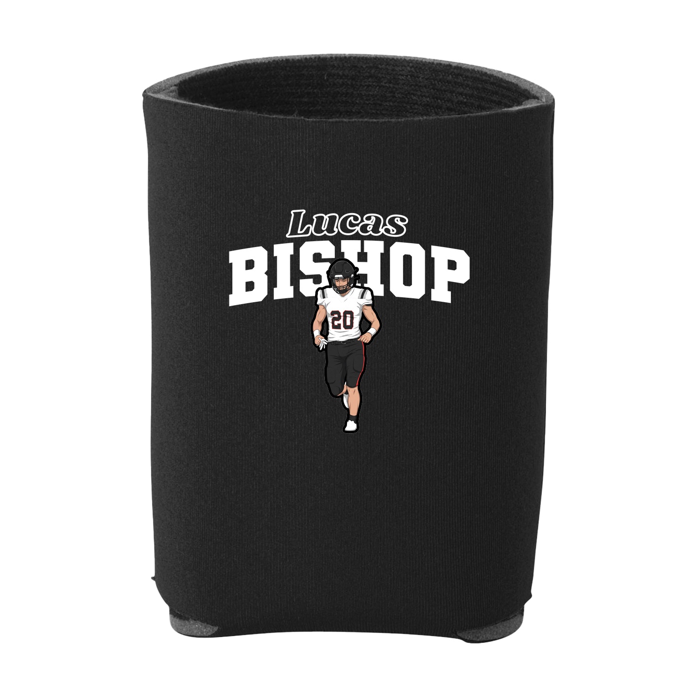 Can Holder — Name Arch in Black