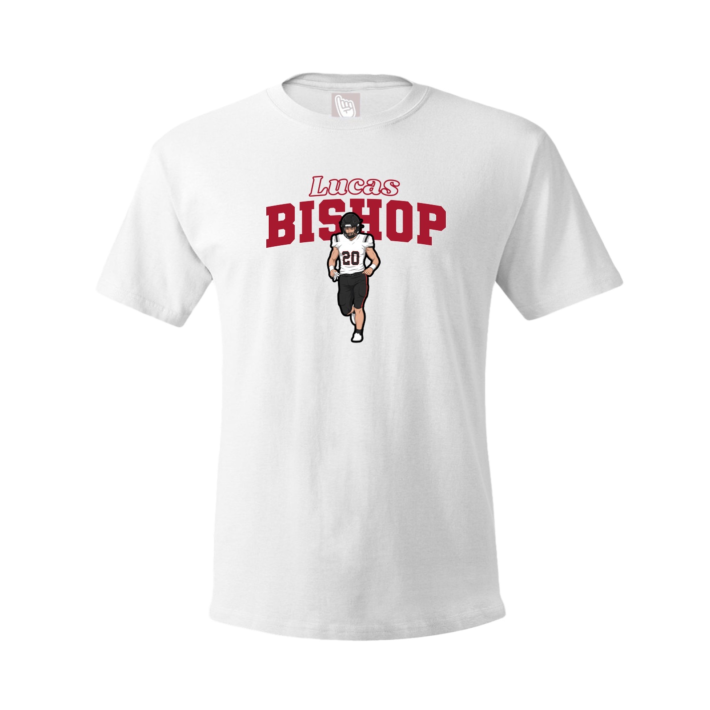 Tee — Name Arch in White