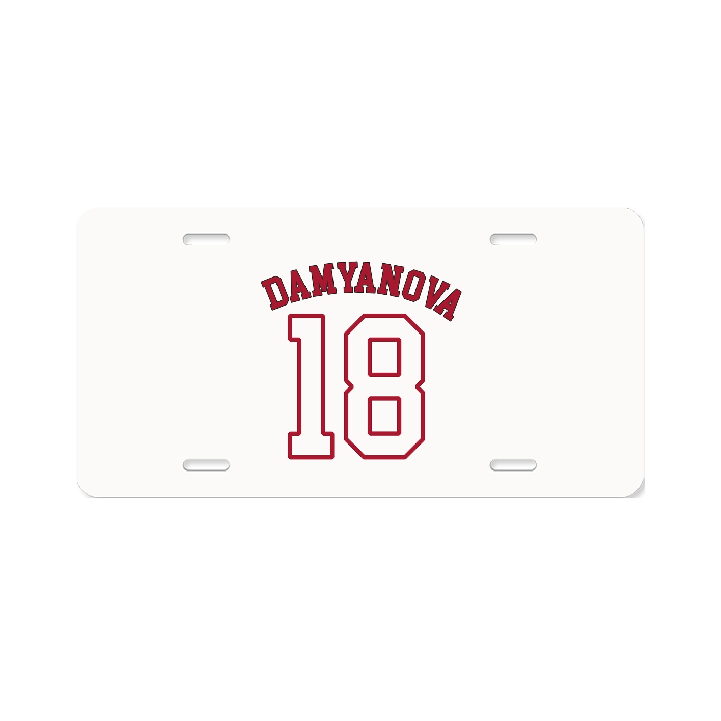 License Plate — Shirsey Arch in Classic