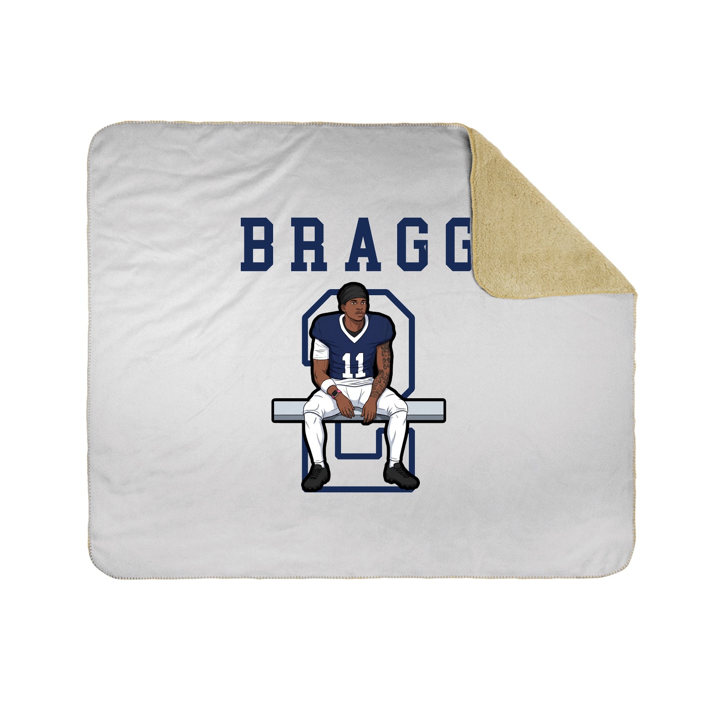 Throw Blanket — Shirsey in White