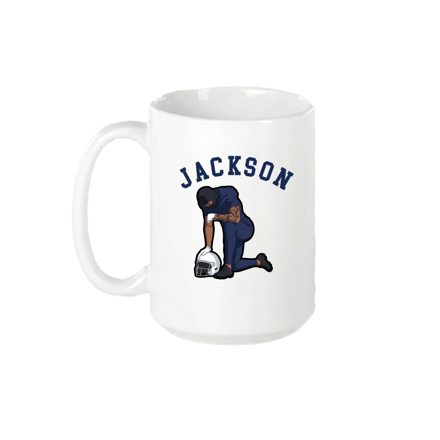 15oz Coffee Mug — Shirsey Arch in White