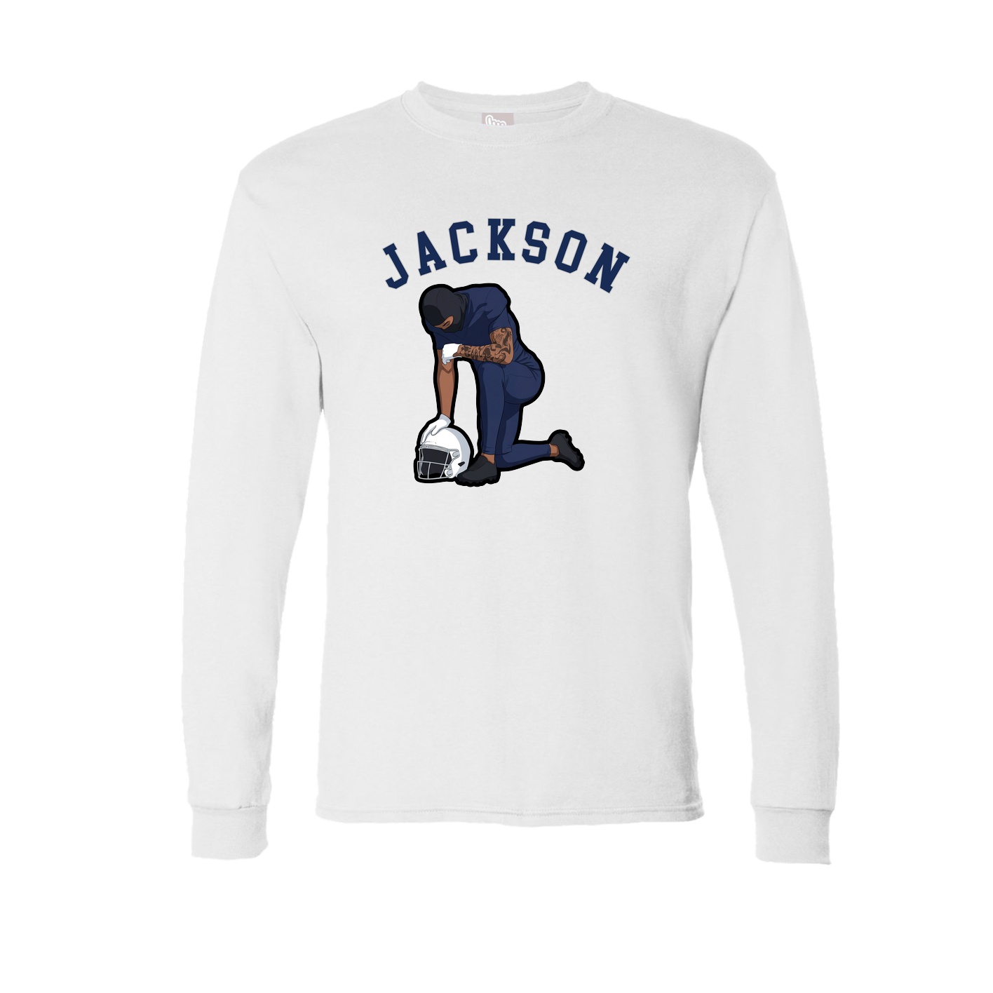 Long Sleeve Tee — Shirsey Arch in White