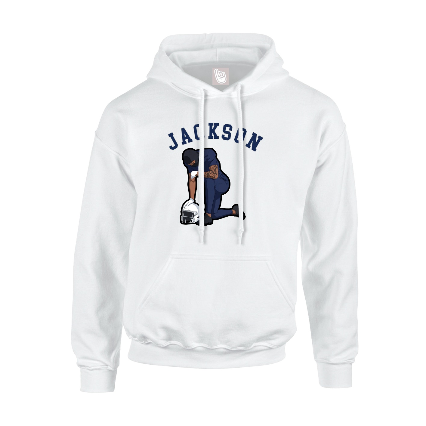 Hoodie — Shirsey Arch in White