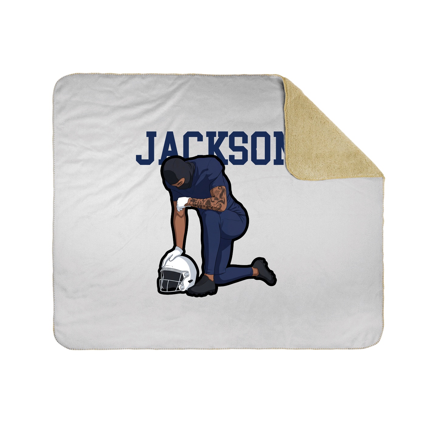 Throw Blanket — Shirsey in White