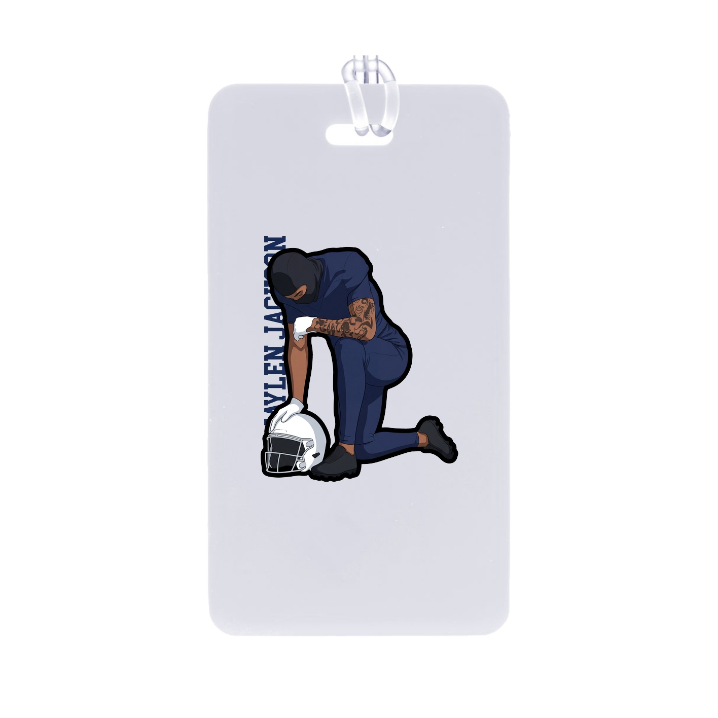 Bag Tag — Name Vertical in Classic