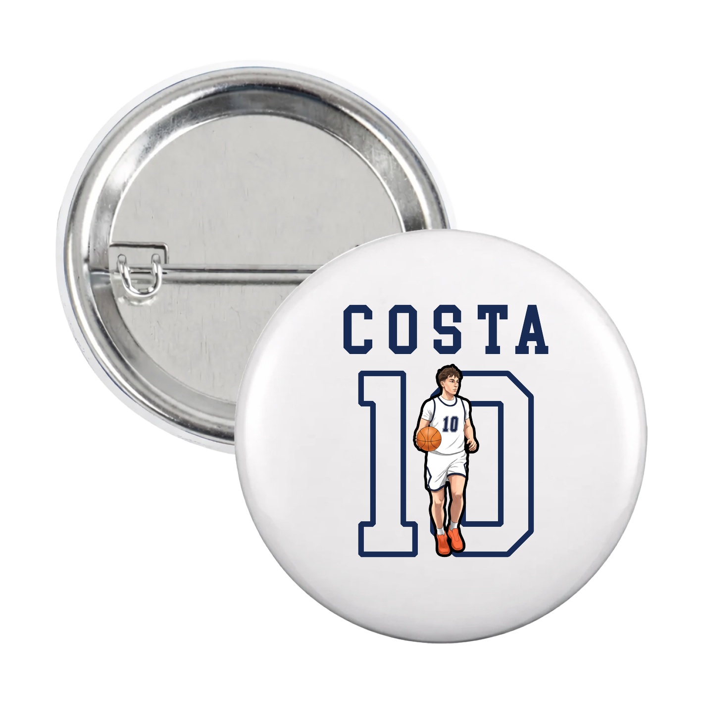 Game Day Button — Shirsey in White