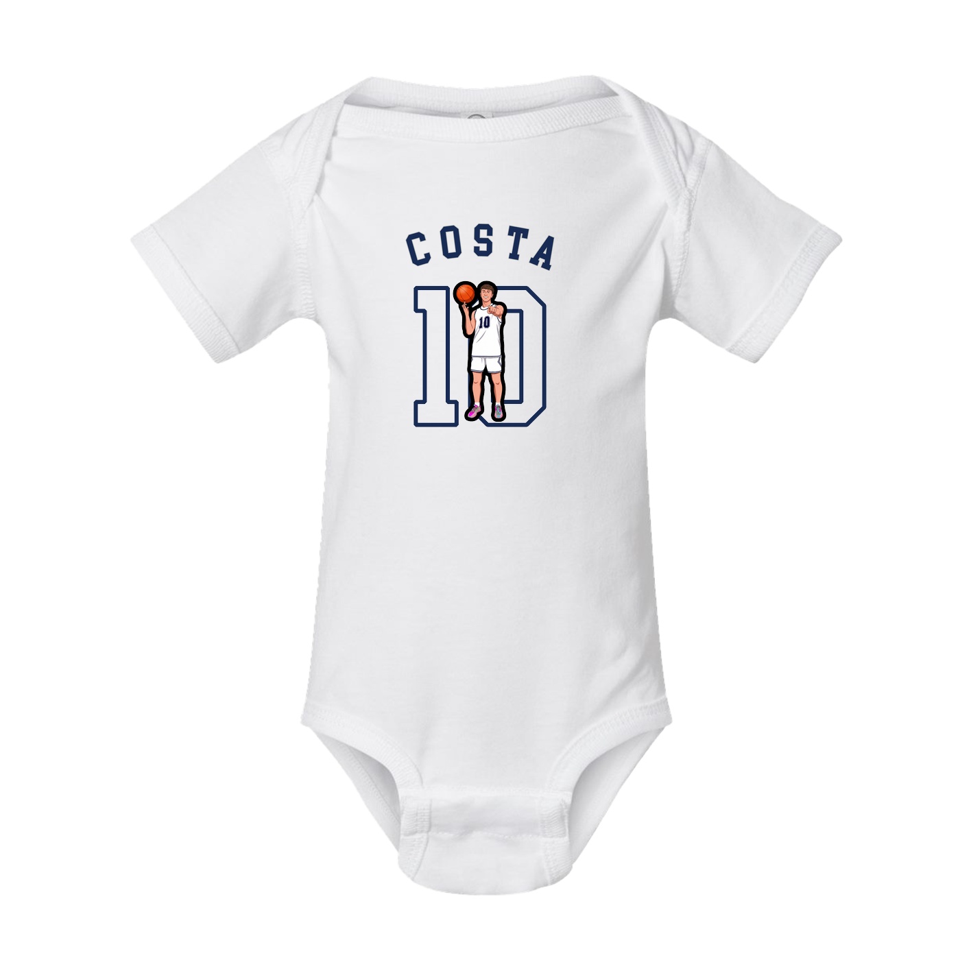 Baby Onesie — Shirsey Arch in White
