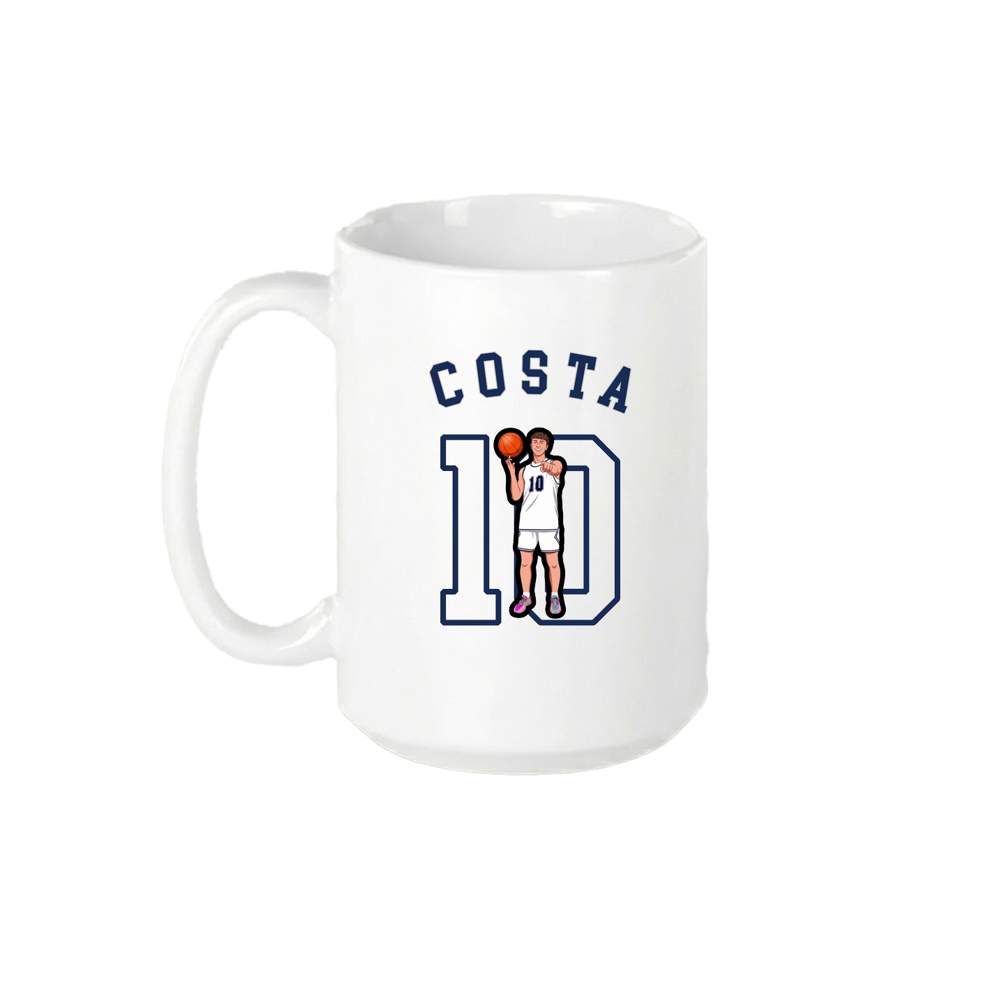 15oz Coffee Mug — Shirsey Arch in White