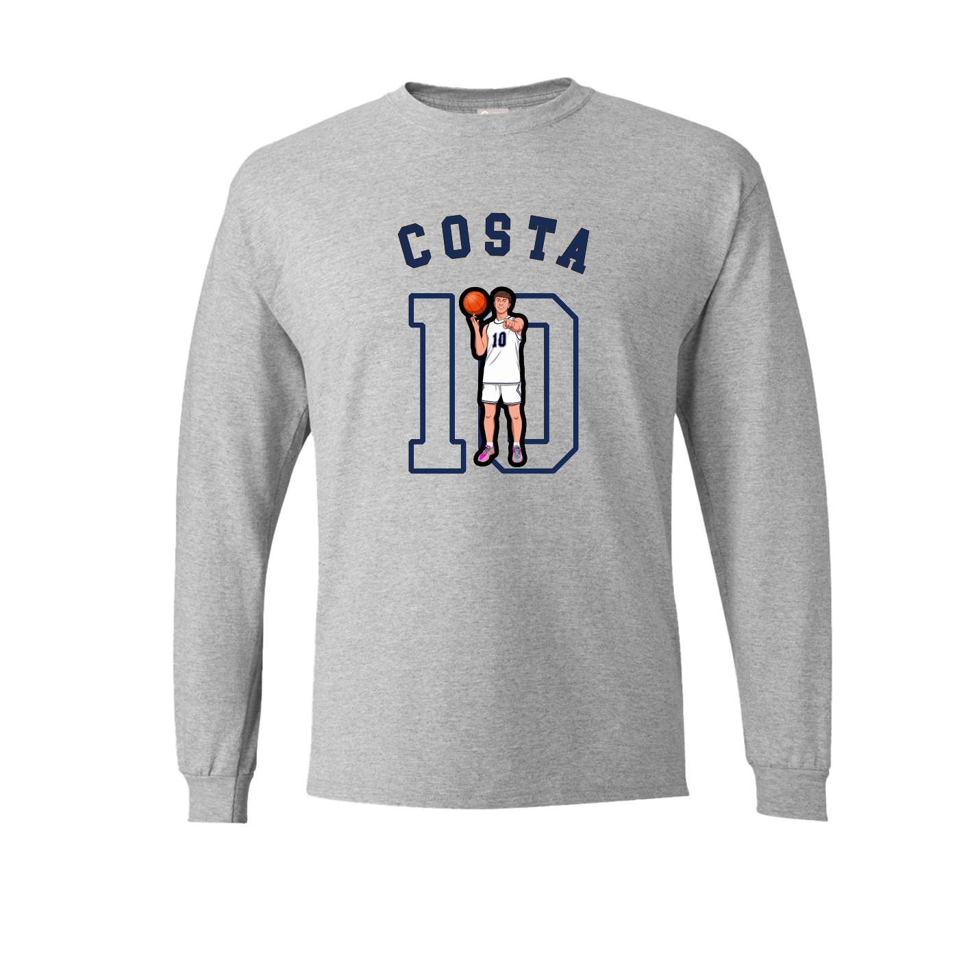 Long Sleeve Tee — Shirsey Arch in Grey
