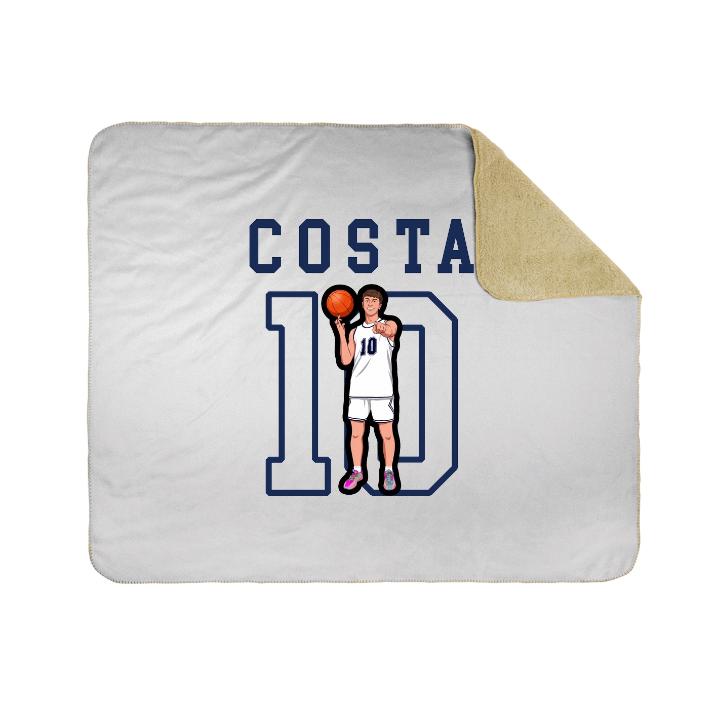 Throw Blanket — Shirsey in White