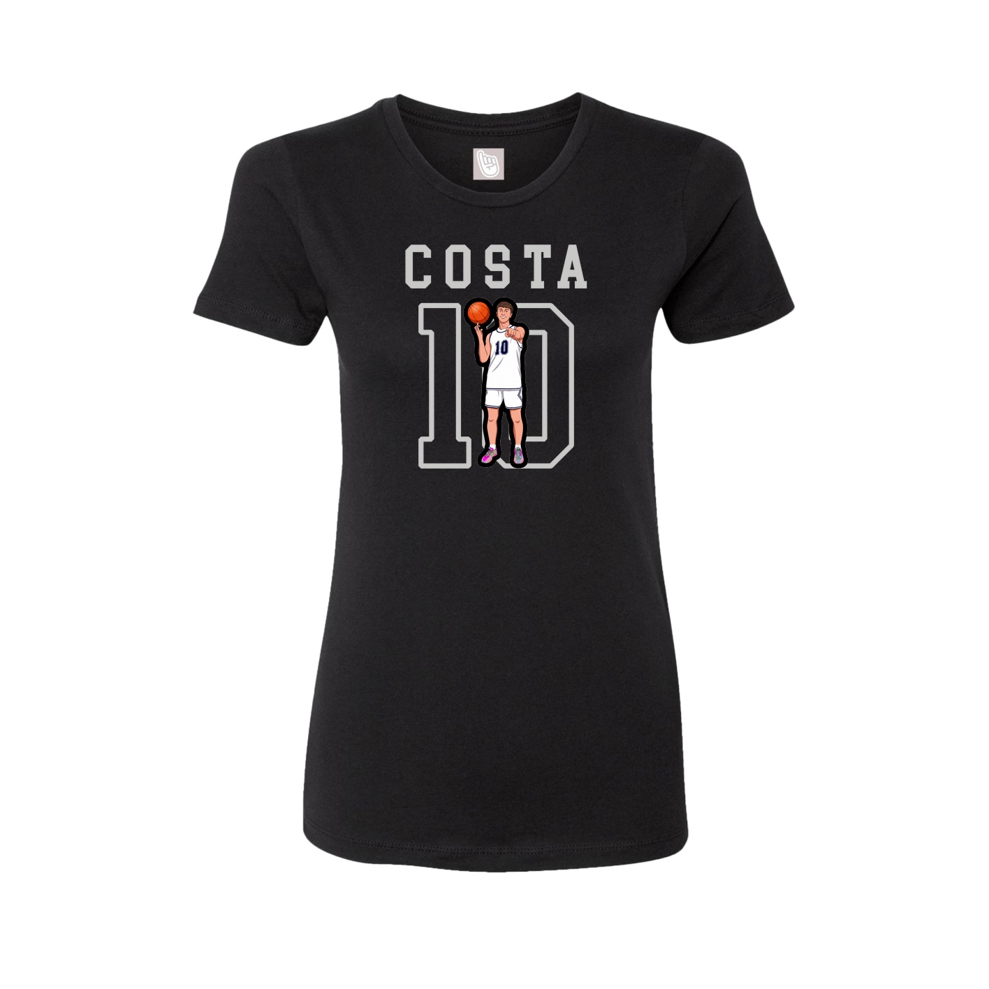 Fitted Women's Tee — Shirsey in Black