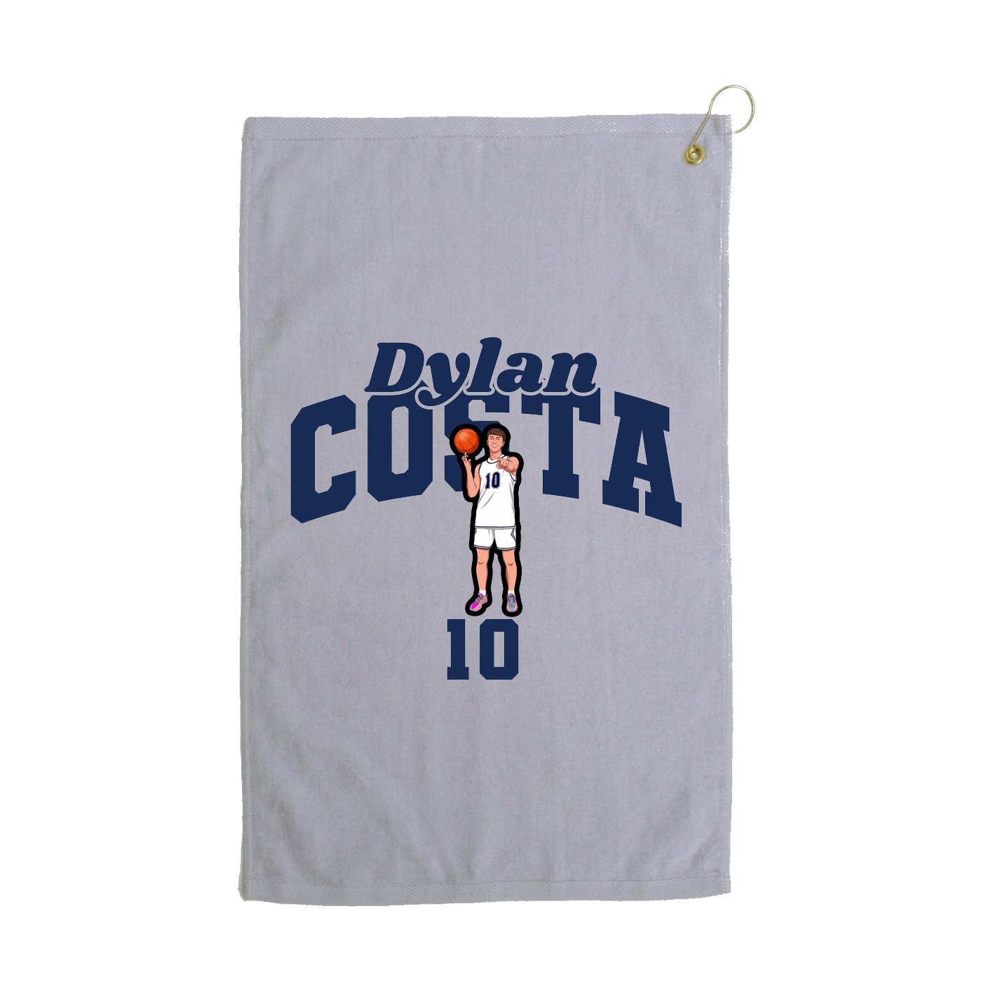 Golf Towel — Signature Arch in Grey