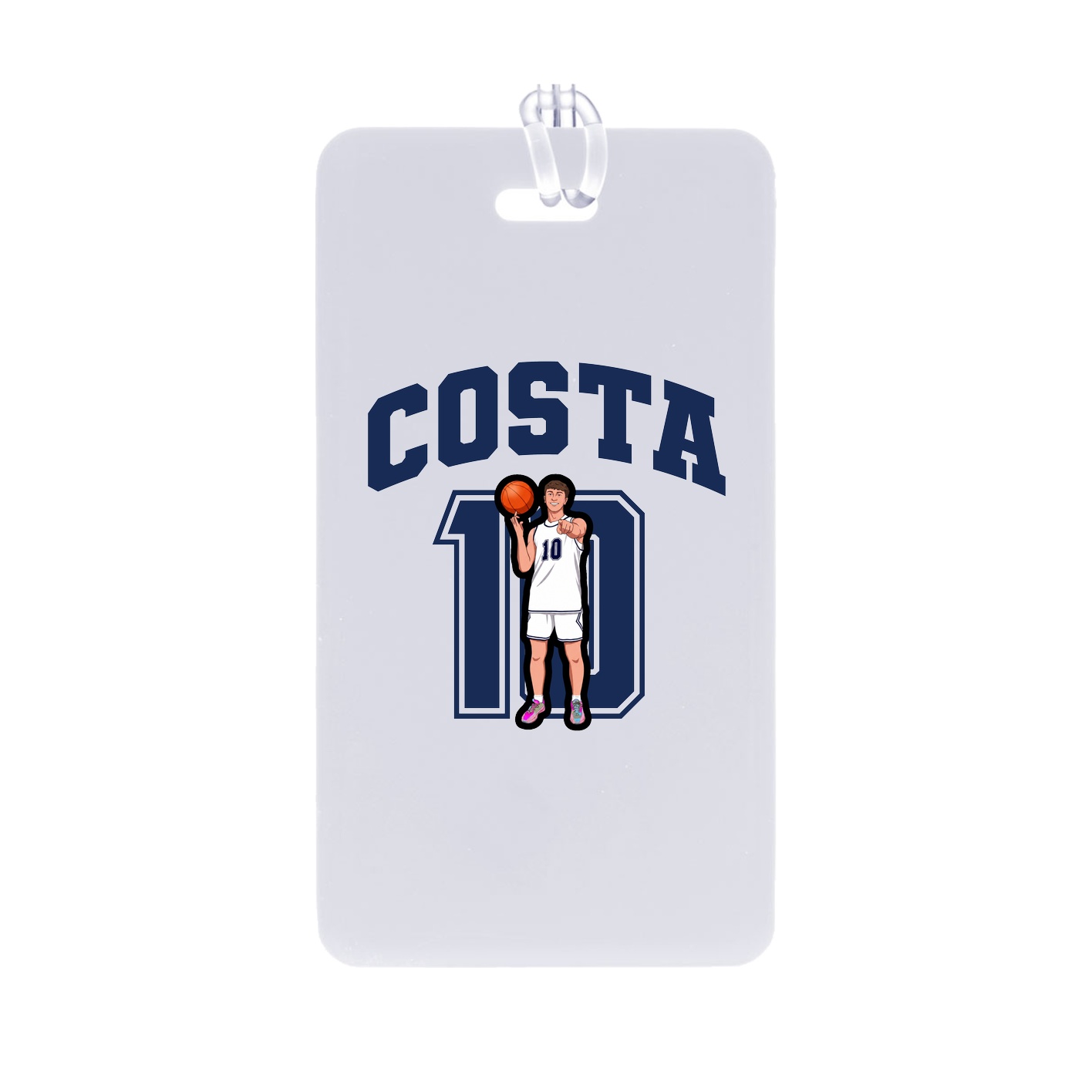 Bag Tag — Number in Classic