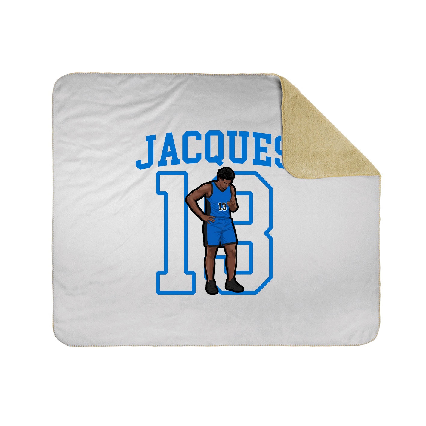 Throw Blanket — Shirsey in White