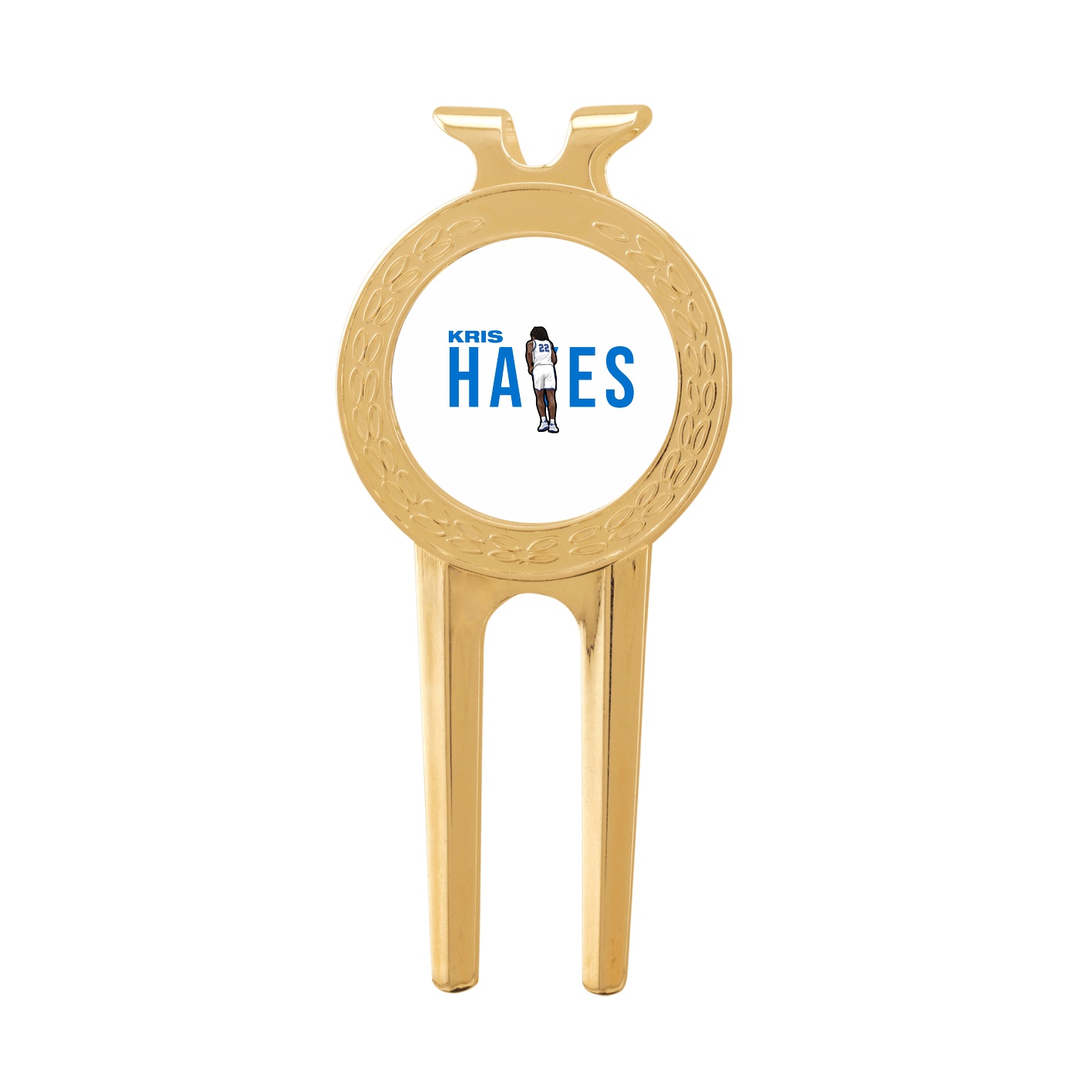 Divot Tool with Ball Marker — Player Name in Classic