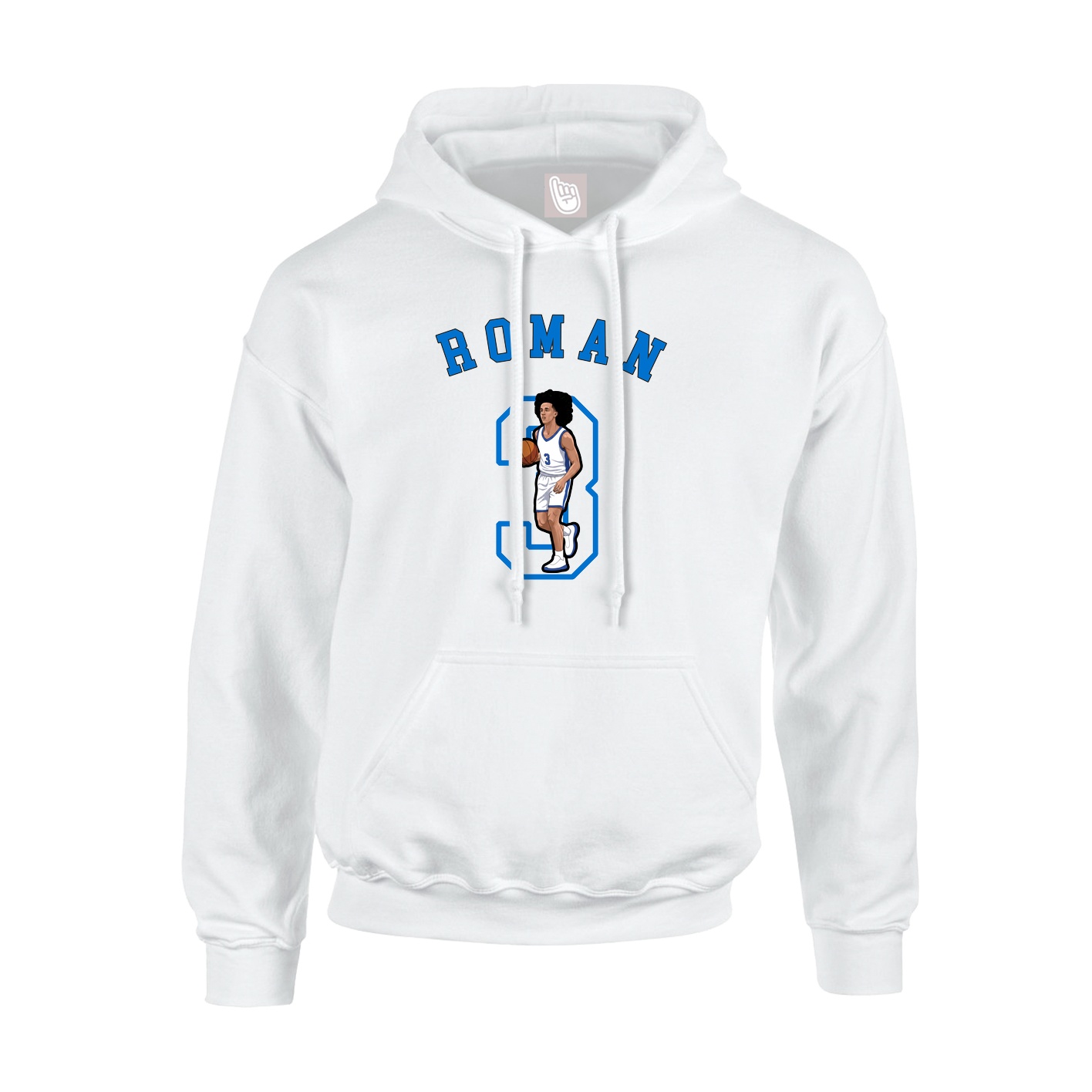 Youth Hoodie — Shirsey Arch in White
