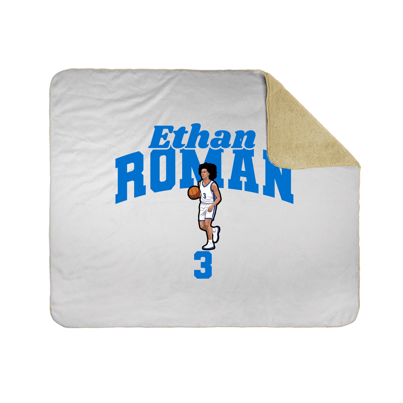 Throw Blanket — Signature Arch in White