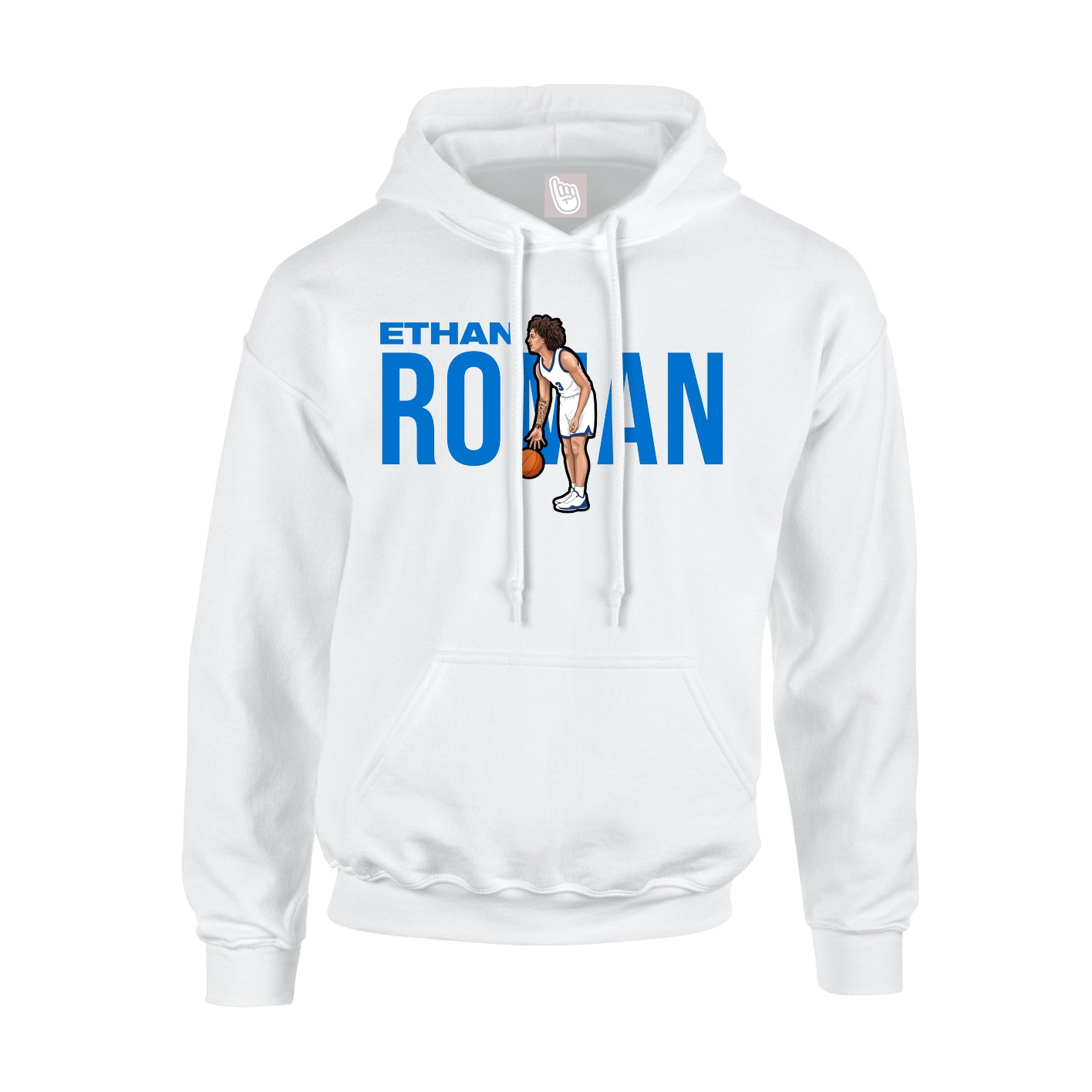 Hoodie — Player Name in White
