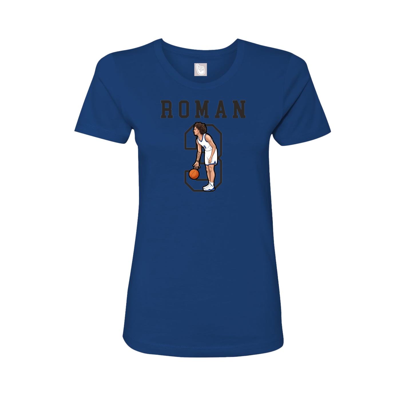 Fitted Women's Tee — Shirsey in Royal